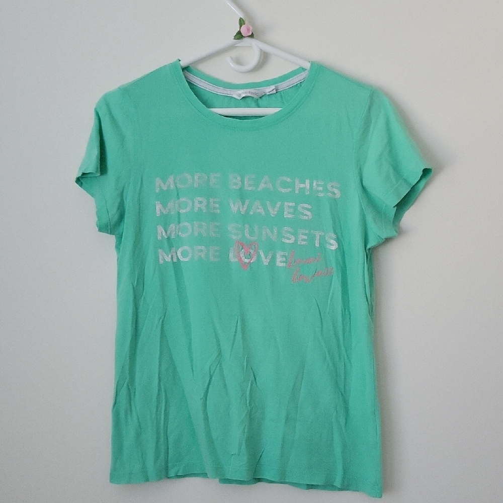 Mint Green Graphic Tee
